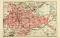 Aachen historischer Stadtplan Karte Lithographie ca. 1909