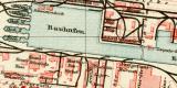 Wilhelmshaven historischer Stadtplan Karte Lithographie ca. 1904