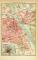 Warschau historischer Stadtplan Karte Lithographie ca. 1904