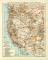 Vereinigte Staaten von Amerika I. Westlicher Teil historische Landkarte Lithographie ca. 1912