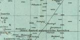 Stiller Ocean historische Landkarte Lithographie ca. 1907