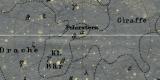 Sternkarte des Nördlichen Himmels mit Vorblatt historische Karte Chromolithographie ca. 1902