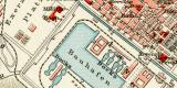 Spezia und Umgebung historischer Stadtplan Karte Lithographie ca. 1903