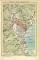 Spezia und Umgebung historischer Stadtplan Karte Lithographie ca. 1907