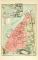 Smyrna historischer Stadtplan Karte Lithographie ca. 1909