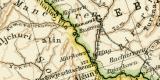 Sibirien III. Amurgebiet historische Landkarte Lithographie ca. 1911