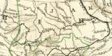 Sibirien I. Übersichtskarte historische Landkarte Lithographie ca. 1907