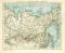 Sibirien I. Übersichtskarte historische Landkarte Lithographie ca. 1907