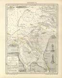Seekarte historische Seekarte Lithographie ca. 1899