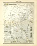 Seekarte historische Seekarte Lithographie ca. 1903