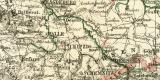 Die Schiffahrtsstrassen des Deutschen Reiches historische Landkarte Lithographie ca. 1905