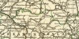 Südrussland Krim und Taurien historische Landkarte Lithographie ca. 1905