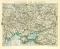 Südrussland Krim und Taurien historische Landkarte Lithographie ca. 1907