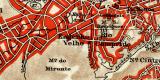 Rio de Janeiro und Umgebung historischer Stadtplan Karte...