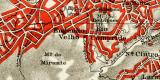 Rio de Janeiro und Umgebung historischer Stadtplan Karte Lithographie ca. 1911