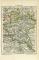 Posen historische Landkarte Lithographie ca. 1912