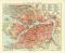 St. Petersburg historischer Stadtplan Karte Lithographie ca. 1903
