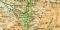Palästina historische Landkarte Lithographie ca. 1906
