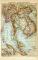 Ostindien II. Hinterindien historische Landkarte Lithographie ca. 1905