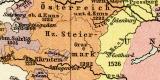 Historische Karte von Österreich-Ungarn historische...