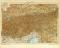 Ostalpen Karte Lithographie 1905 Original der Zeit