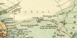 Nordpolarländer Karte Lithographie 1910 Original der...