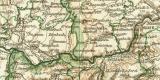 Nieder- und Ober- Österreich historische Landkarte...