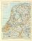 Niederlande historische Landkarte Lithographie ca. 1908