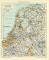 Niederlande historische Landkarte Lithographie ca. 1912