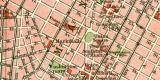 Neuyork historischer Stadtplan Karte Lithographie ca. 1905