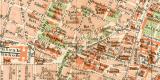München historischer Stadtplan Karte Lithographie...