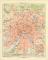 Moskau historischer Stadtplan Karte Lithographie ca. 1904