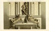 Michelangelo Grabmal Lorenzo de Medici Lithographie 1898...
