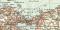 Mecklenburg und Pommern historische Landkarte Lithographie ca. 1905