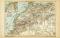 Marokko historische Landkarte Lithographie ca. 1904