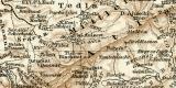 Marokko historische Landkarte Lithographie ca. 1909