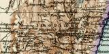 Madagaskar historische Landkarte Lithographie ca. 1912