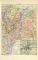 Lyon historischer Stadtplan Karte Lithographie ca. 1902