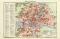 Königsberg historischer Stadtplan Karte Lithographie ca. 1906