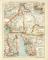 Kamerun Togo und Deutsch - Südwestafrika historische Landkarte Lithographie ca. 1904