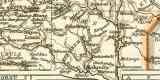 Kamerun Togo und Deutsch - Südwestafrika historische Landkarte Lithographie ca. 1912