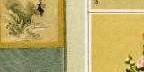 Japanische Kunst I. historische Bildtafel Chromolithographie ca. 1902