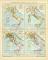 Historische Karten von Italien historische Landkarte Lithographie ca. 1908