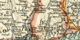 Guinea historische Landkarte Lithographie ca. 1912