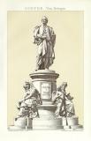 Goethe von Schaper historische Bildtafel Lithographie ca. 1902