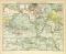 Karten zur Geschichte der Geographie II. historische Landkarte Lithographie ca. 1905