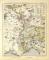 Militärdislokation in Frankreich Östliche Grenze historische Militärkarte Lithographie ca. 1900