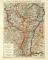 Elsass - Lothringen und Bayerische Rheinpfalz historische Landkarte Lithographie ca. 1911