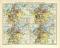 Historische Karten von Deutschland II. historische Landkarte Lithographie ca. 1912