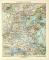 Mittleres Ostchina historische Landkarte Lithographie ca. 1912